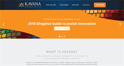 Desktop Screenshot of kavana.org