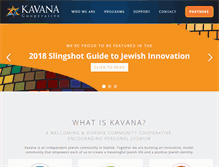 Tablet Screenshot of kavana.org